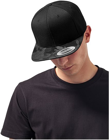 Camo Visor Snapback (Barva Black, Velikost One Size)