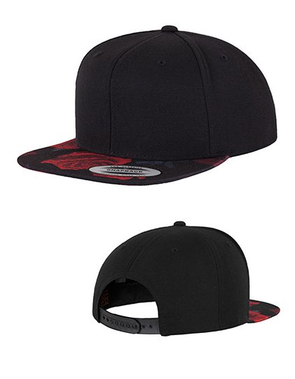 Roses Snapback (Barva Black, Velikost One Size)