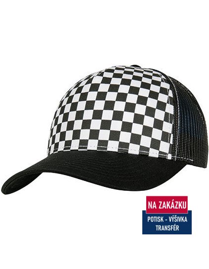 Checkerboard Retro Trucker  G_FX6506CB