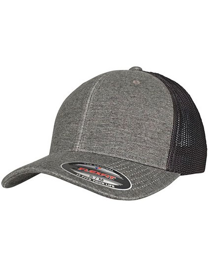Kšiltovka Retro Trucker Melange (Barva Khaki, Velikost S/M)
