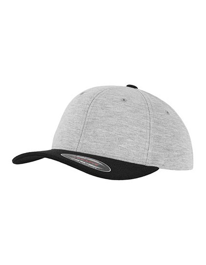 Dvoubarevná čepice Flexfit Double Jersey (Barva Grey, Velikost S/M)