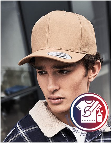 6-Panel Curved Metal Snap Cap  G_FX7708MS