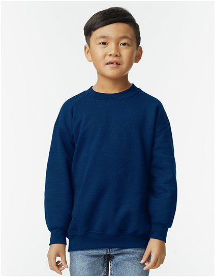 Mikina Heavy Blend™ Youth mikina bez kapuce (Barva Black, Velikost XS (104/110))