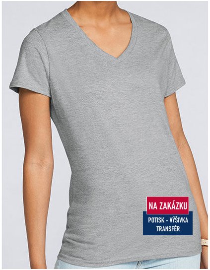 Premium Cotton® Ladies` V-Neck T-Shirt  G_G4100VL