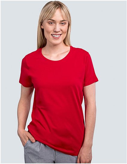 Dámská luxusní trička s kulatým výstřihem (Barva Black, Velikost XS)