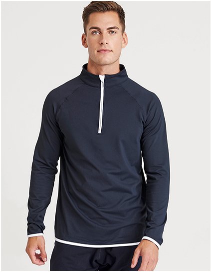 Pánská cool 1/2 mikina na zip (Barva Charcoal (Solid), Velikost S)