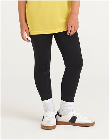 Dívčí cool atletické kalhoty (Barva Jet Black, Velikost 3/4 (XS))