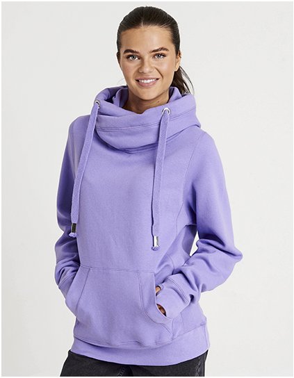 Mikina s překříženým výstřihem (Barva Heather Grey, Velikost S)