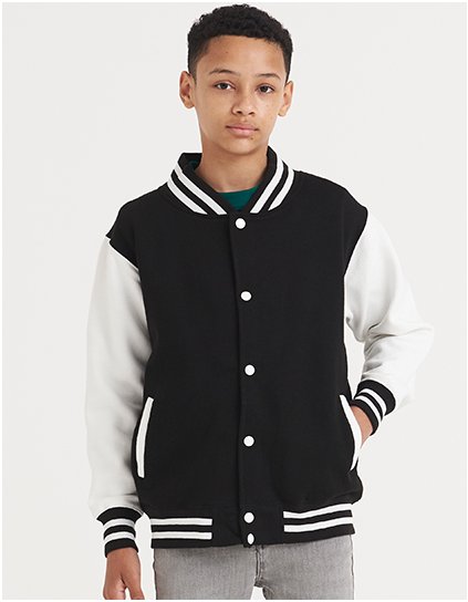 Dětská bunda Varsity (Barva Burgundy, Velikost 3/4 (XS))