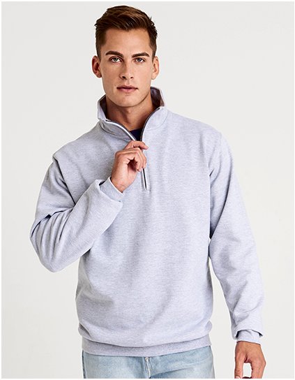 Sweat na 1/4 zipu ve druhém ročníku (Barva Burgundy, Velikost S)