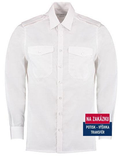 Men`s Tailored Fit Pilot Shirt Long Sleeve  G_K134