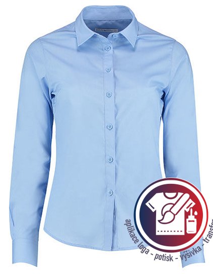 Women`s Tailored Fit Poplin Shirt Long Sleeve  G_K242