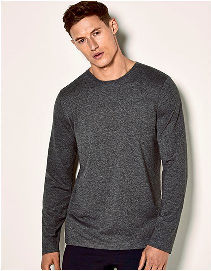 Tričko Fashion Fit Long Sleeve Superwash® 60° (Barva Black, Velikost XS)