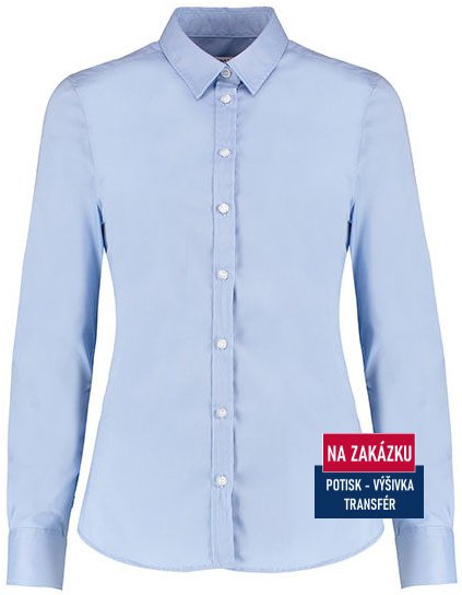 Ladies` Tailored Fit Stretch Oxford Shirt Long Sleeve  G_K782