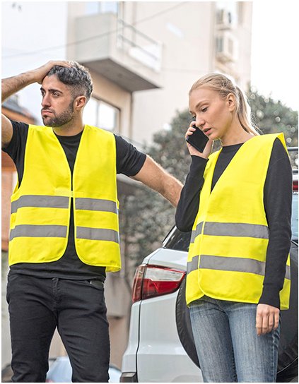 Bezpečnostní vesta a Duo Pack Russelsheim (Barva Signal Yellow, Velikost XL)