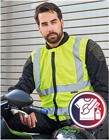 Biker Safety Vest EN ISO 20471  G_KX511