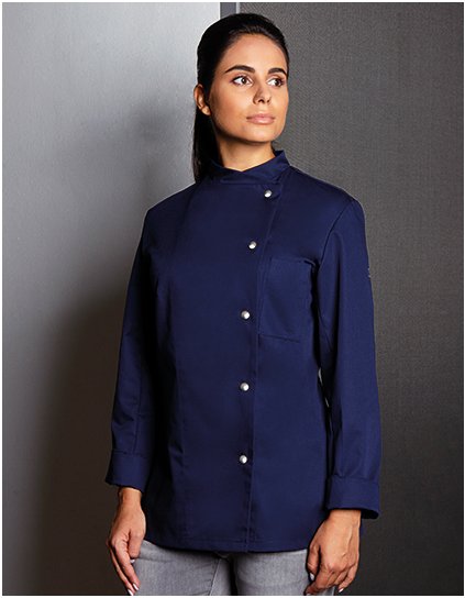 Chefs Jacket Larissa (Barva Anthracite (ca. Pantone 7540C), Velikost 34)