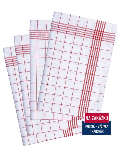 Checkered dishcloth (pack of 10 pieces)  G_KY076