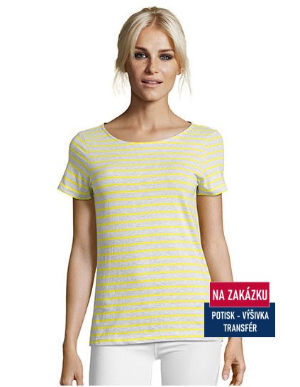 Women`s Round Neck Striped T-Shirt Miles  G_L01399