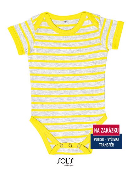 Baby Striped Bodysuit Miles  G_L01401