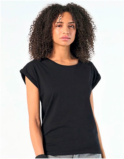 Dámské tričko Melba s kulatým výstřihem (Barva Deep Black, Velikost S)