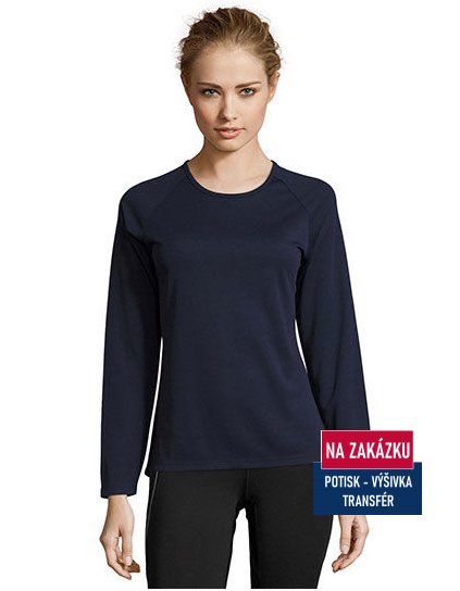 Women`s Long-Sleeve Sports T-Shirt Sporty  G_L02072