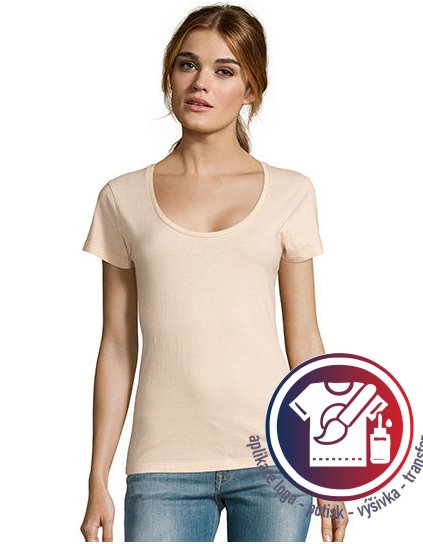 Women`s Low-Cut Round Neck T-Shirt Metropolitan  G_L02079