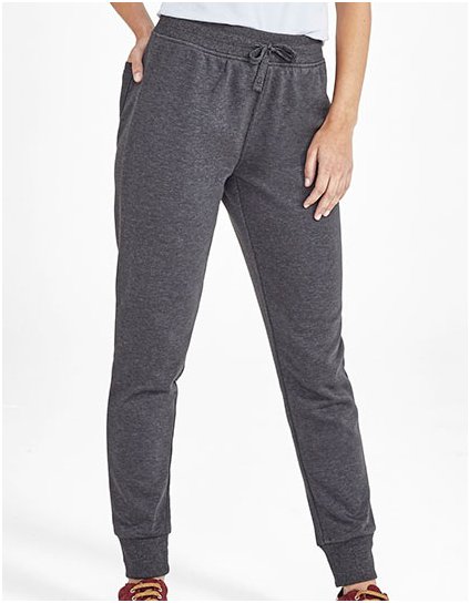 Dámské Slim Fit Jogging kalhoty Jake (Barva Charcoal Melange, Velikost XS)