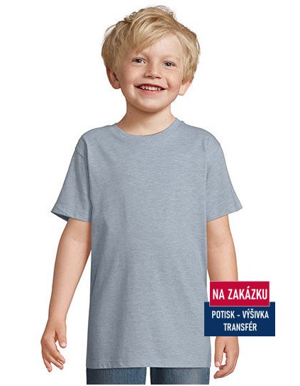 Kids` Round Collar T-Shirt Regent Fit  G_L149K