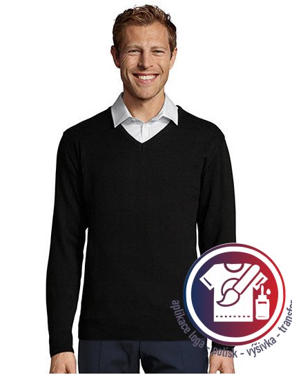 Men`s V Neck Sweater Galaxy  G_L410