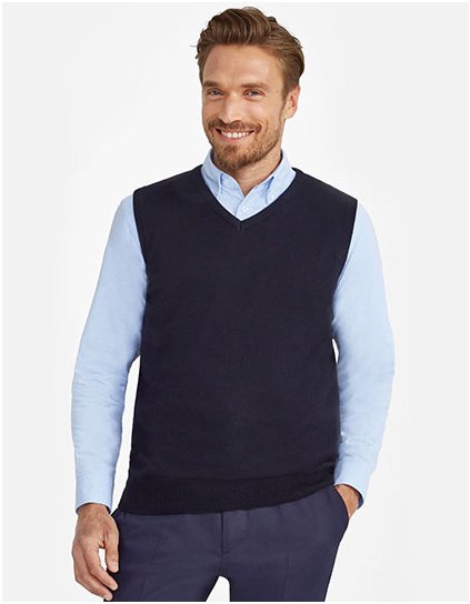 Unisex svetr bez rukávů pánové (Barva Black, Velikost XXS)