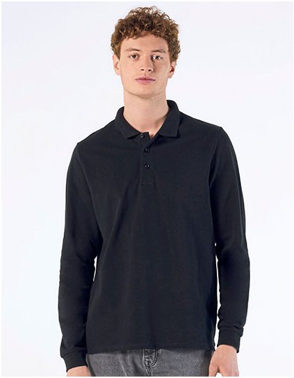 Zimní polo s dlouhým rukávem II (Barva Black, Velikost S)