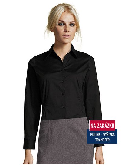 Ladies` Long Sleeved Stretch Shirt Eden  G_L634