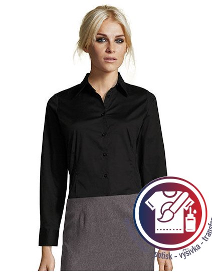 Ladies` Long Sleeved Stretch Shirt Eden  G_L634