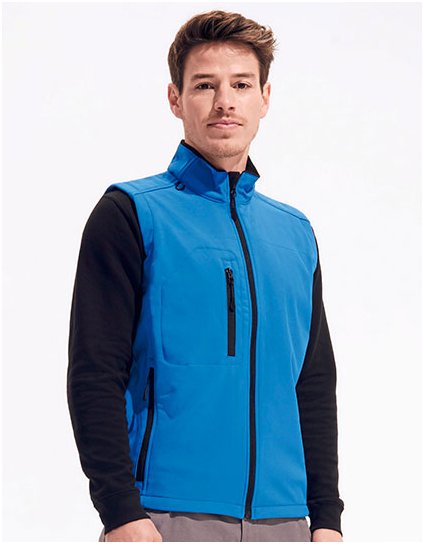 Pánské softshell Rallye bez rukávů (Barva Black, Velikost S)