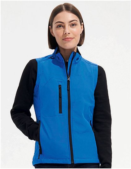 Dámské Softshell Rallye bez rukávů (Barva Black, Velikost S)