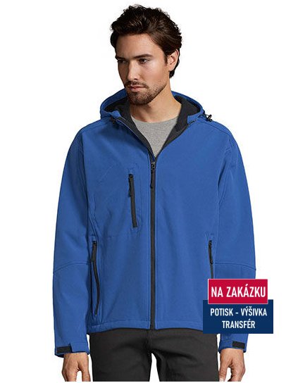 Men`s Hooded Softshell Jacket Replay  G_L848
