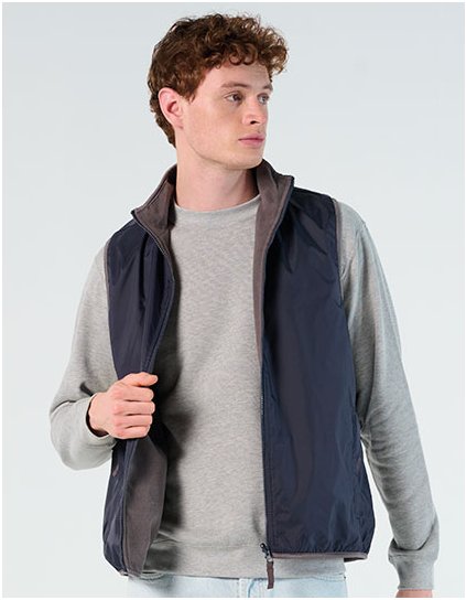 Vítěz Unisex oboustranné bodywarmer (Barva Black, Velikost XS)