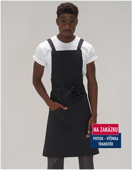 Statement Crossover Bib Apron  G_LF109C