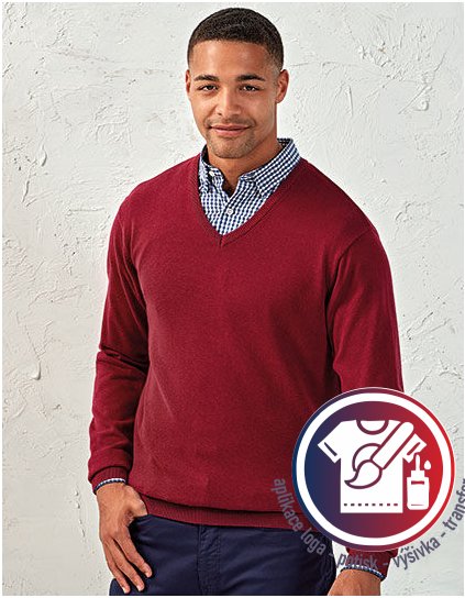 Men`s V-Neck Knitted Sweater  G_PW694