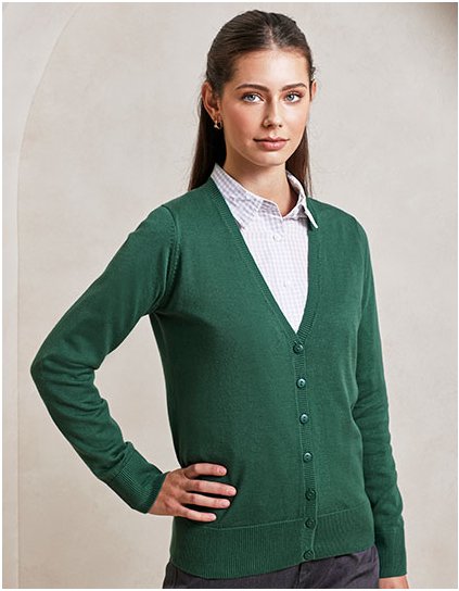 Dámské  pletený kardigan na knoflíky (Barva Black (ca. Pantone Black C), Velikost XS (8))