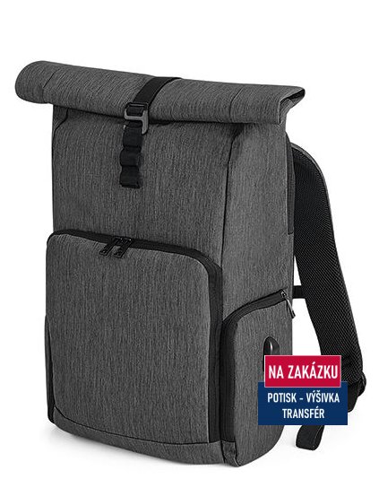 Q-Tech Charge Roll-Top Backpack  G_QD995