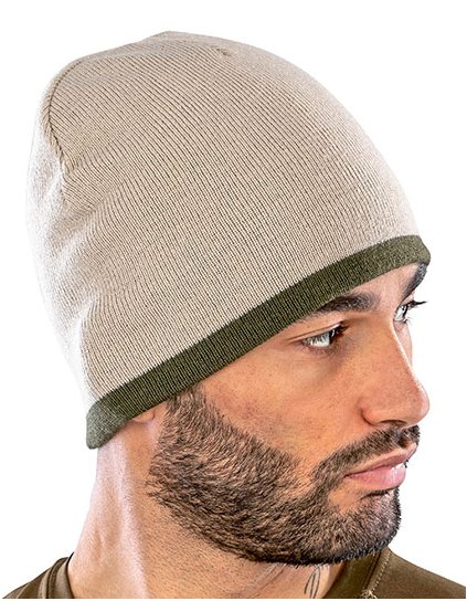 Měkká oboustranná čepice bez manžety (Barva Aqua, Velikost One Size)