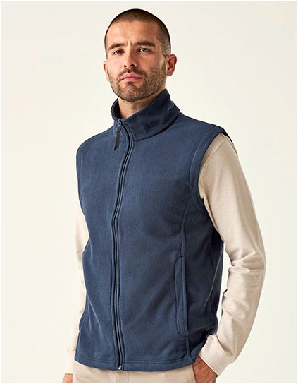 Micro fleece bodywarmer (Barva Black, Velikost S)