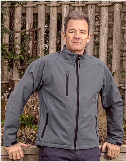 Pánská Soft Shell bunda se basic  vrstvou (Barva Black, Velikost XS)