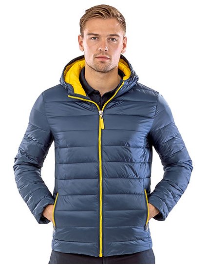 Pánská bunda Snow Bird s kapucí (Barva Black, Velikost S)