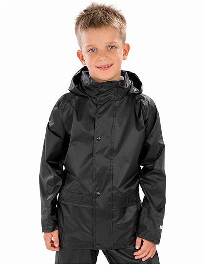 Junior bunda do deště (Barva Black, Velikost XS (3-4))