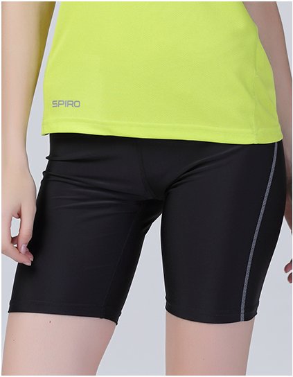 Dámské šortky Bodyfit Base Layer (Barva Black, Velikost XS/S)