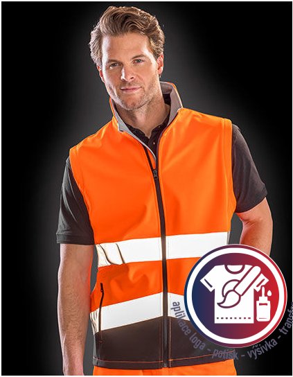 Printable Safety Softshell Gilet  G_RT451