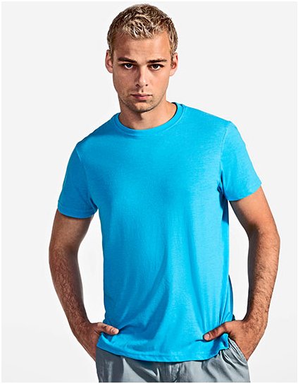 Pánské tričko Fox (Barva Heather Denim 255, Velikost S)